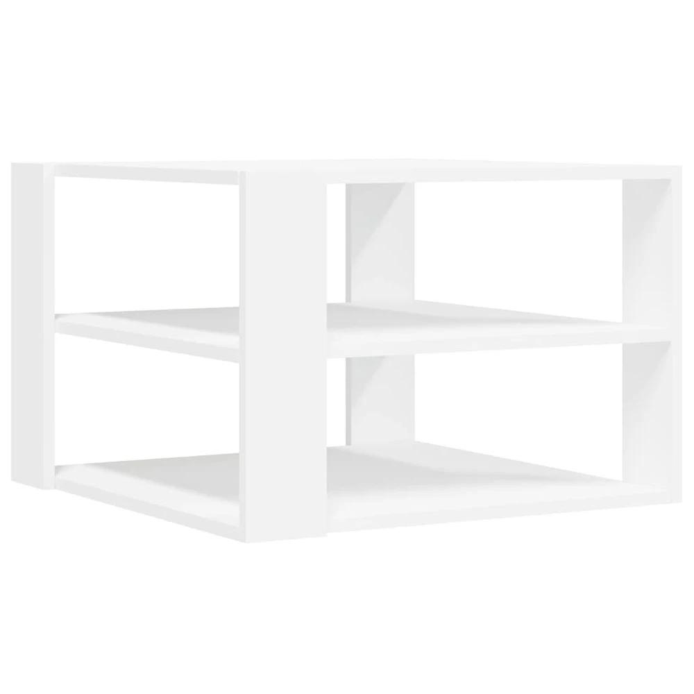 Coffee Table White 59.5x59.5x40 cm vidaXL Engineered Wood by vidaXL