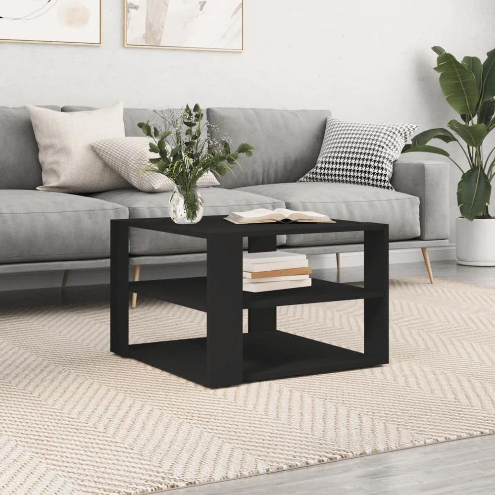 Coffee Table White 59.5x59.5x40 cm vidaXL Engineered Wood by vidaXL