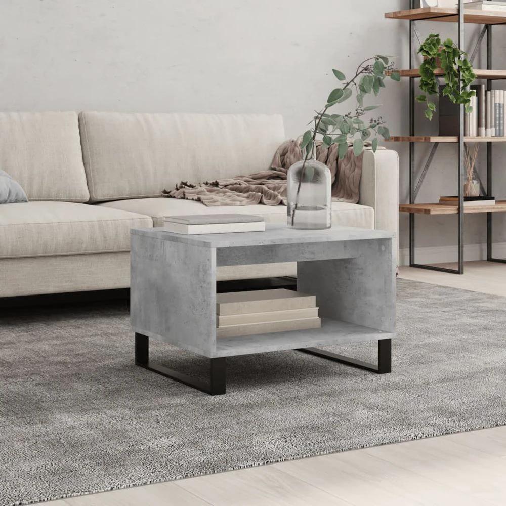 Coffee Table White 60x50x40 cm vidaXL Engineered Wood by vidaXL