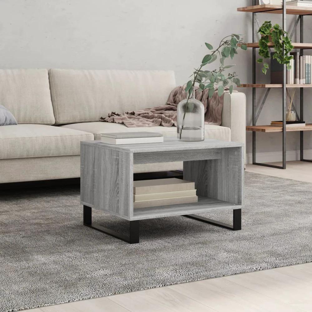 Coffee Table White 60x50x40 cm vidaXL Engineered Wood by vidaXL