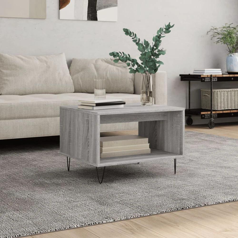 Coffee Table White 60x50x40 cm vidaXL Engineered Wood by vidaXL