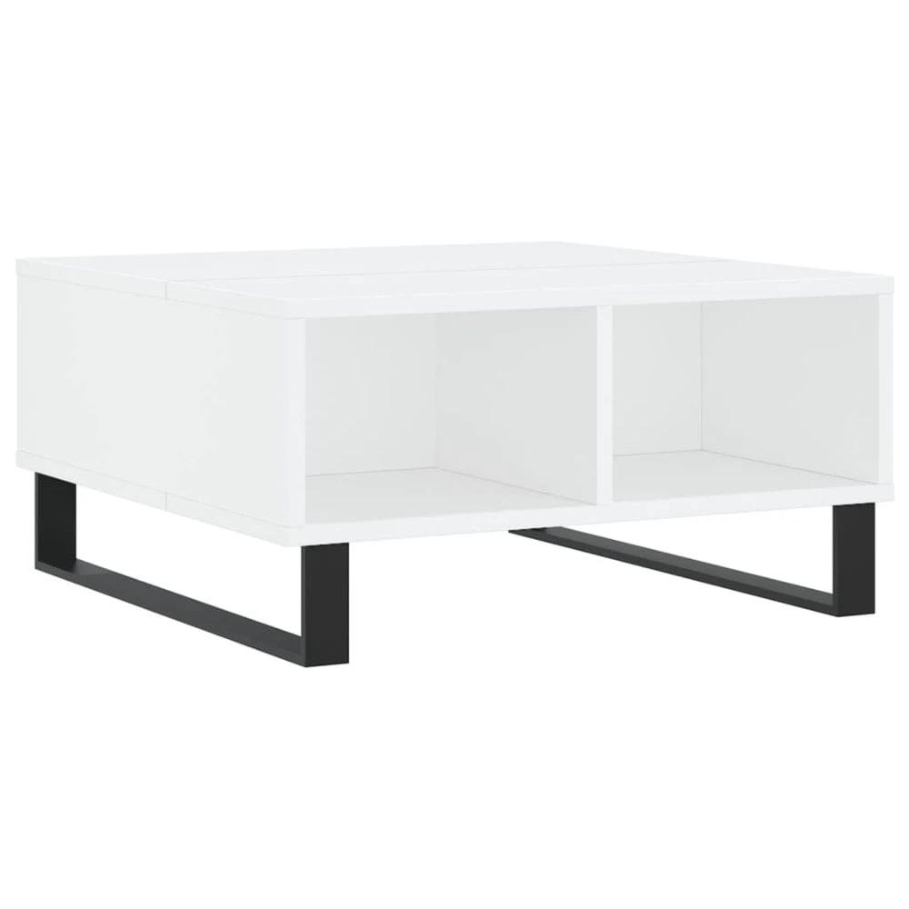 Coffee Table White 60x60x30 cm vidaXL Engineered Wood by vidaXL
