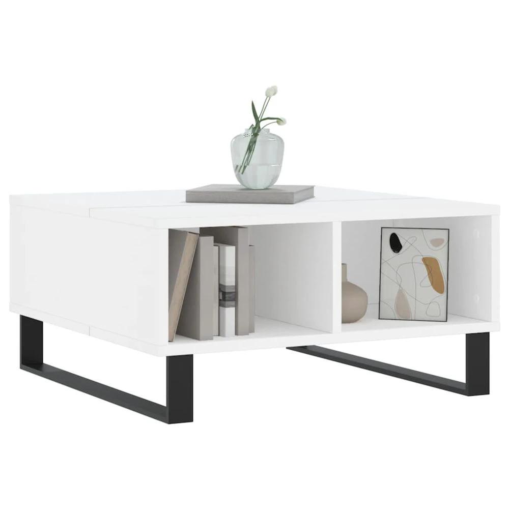 Coffee Table White 60x60x30 cm vidaXL Engineered Wood by vidaXL