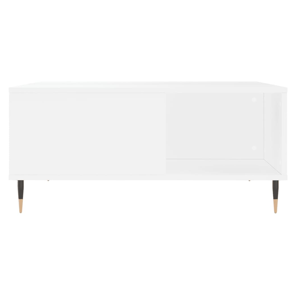 Coffee Table White 80x80x36.5 cm vidaXL Engineered Wood by vidaXL