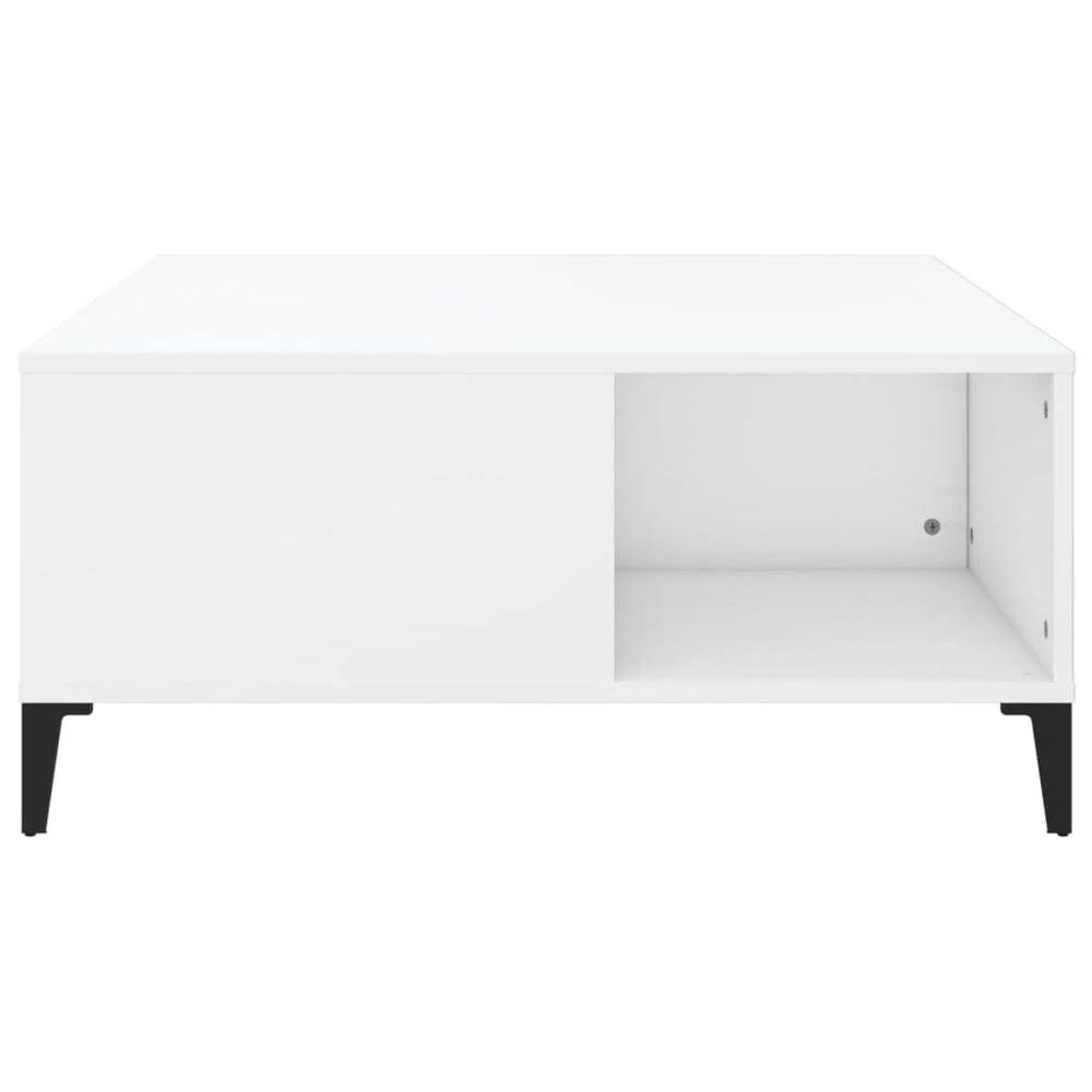 vidaXL Coffee Table White 80x80x36.5 cm vidaXL Engineered Wood - Coffee Tables Coffee Table