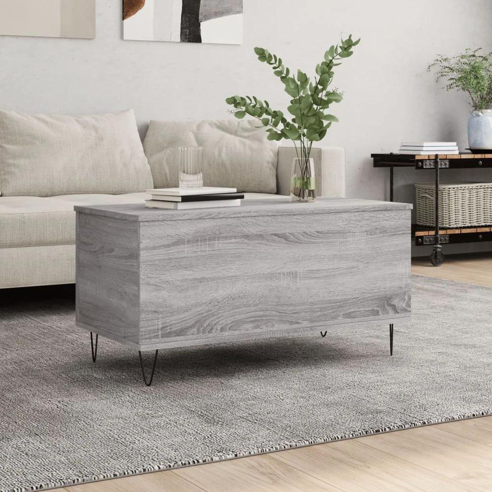 Coffee Table White 90x44.5x45 cm vidaXL Engineered Wood by vidaXL