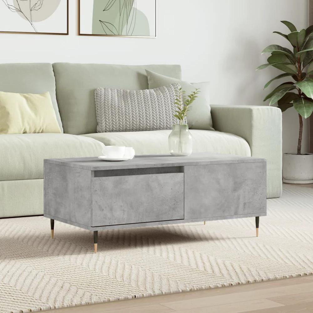 Coffee Table White 90x50x36.5 cm vidaXL Engineered Wood by vidaXL