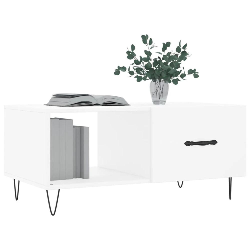 vidaXL Coffee Table White 90x50x40 cm vidaXL Engineered Wood - Coffee Tables Coffee Table