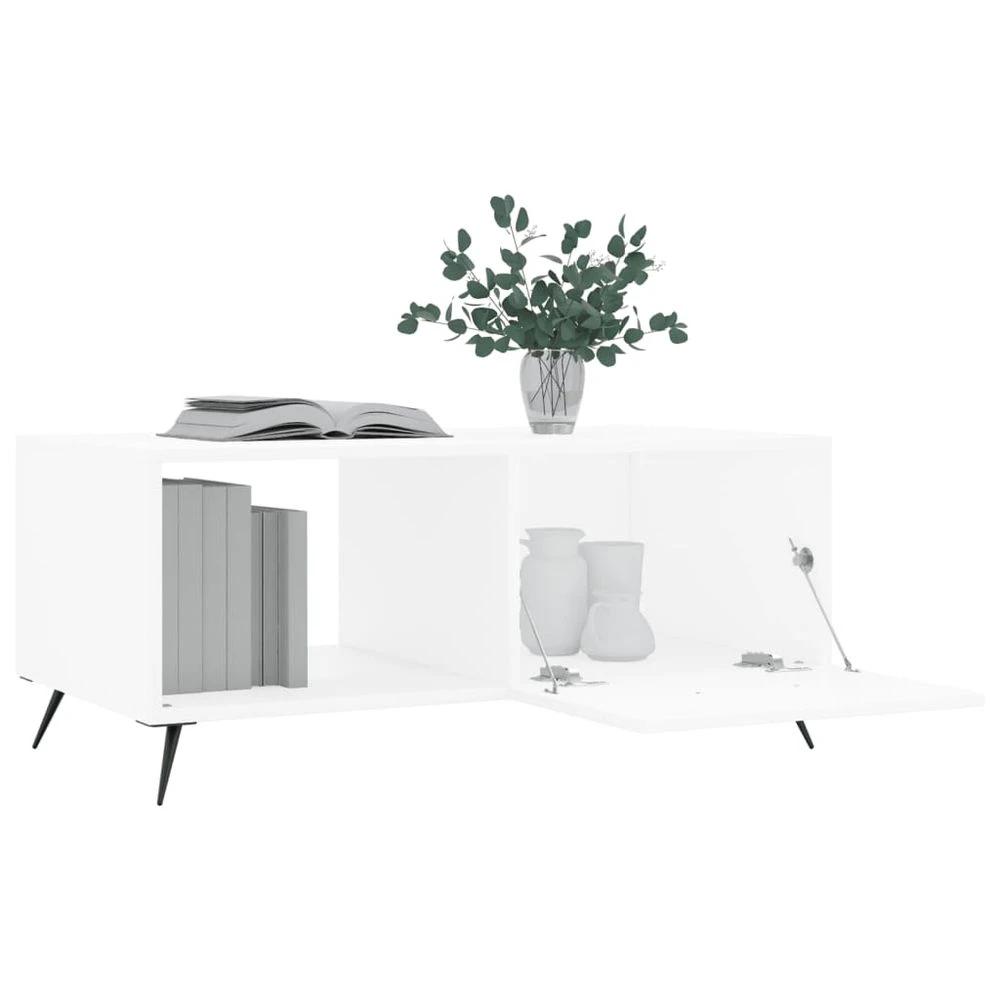 Coffee Table White 90x50x40 cm vidaXL Engineered Wood by vidaXL
