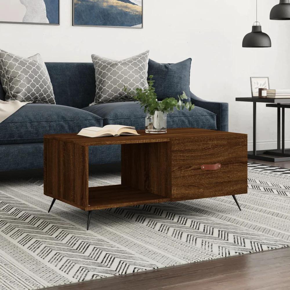 Coffee Table White 90x50x40 cm vidaXL Engineered Wood by vidaXL