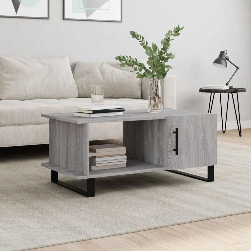 Coffee Table White 90x50x40 cm vidaXL Engineered Wood by vidaXL