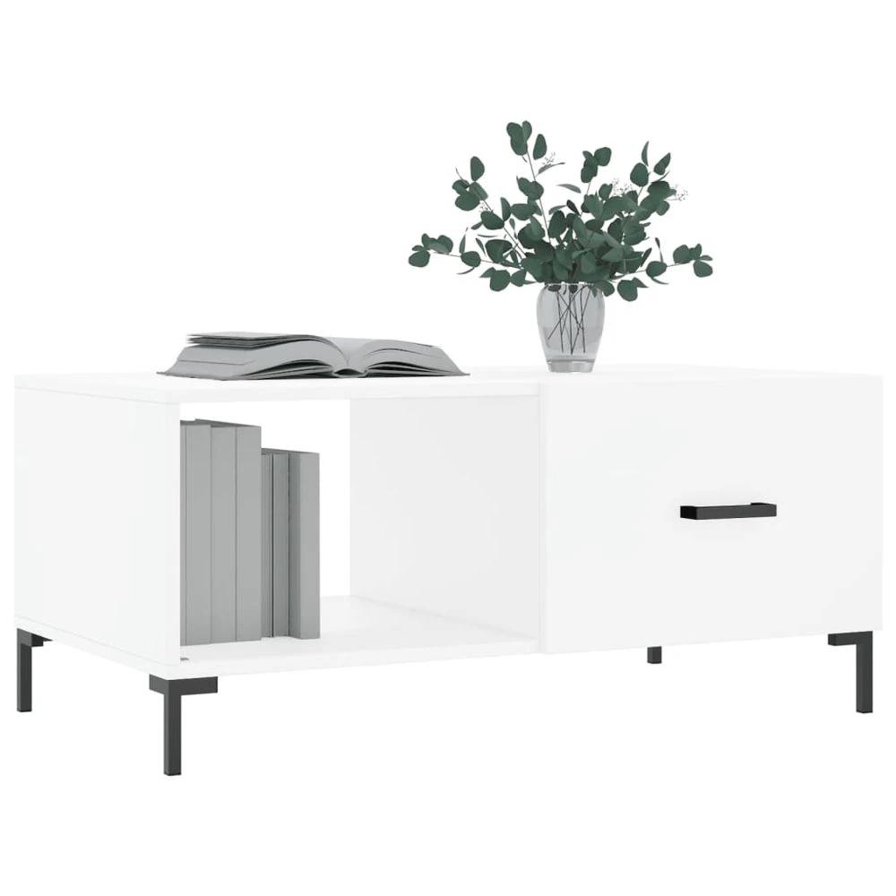 vidaXL Coffee Table White 90x50x40 cm vidaXL Engineered Wood - Coffee Tables Coffee Table
