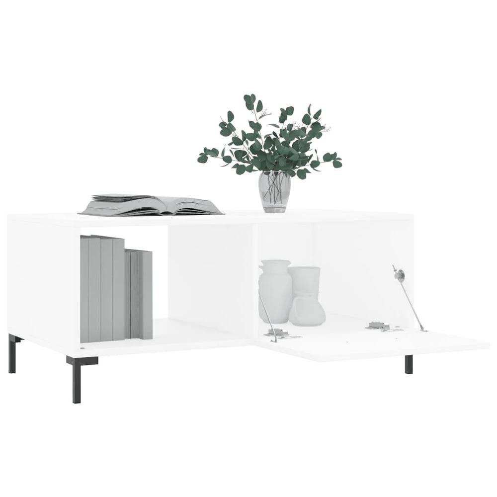 vidaXL Coffee Table White 90x50x40 cm vidaXL Engineered Wood - Coffee Tables Coffee Table