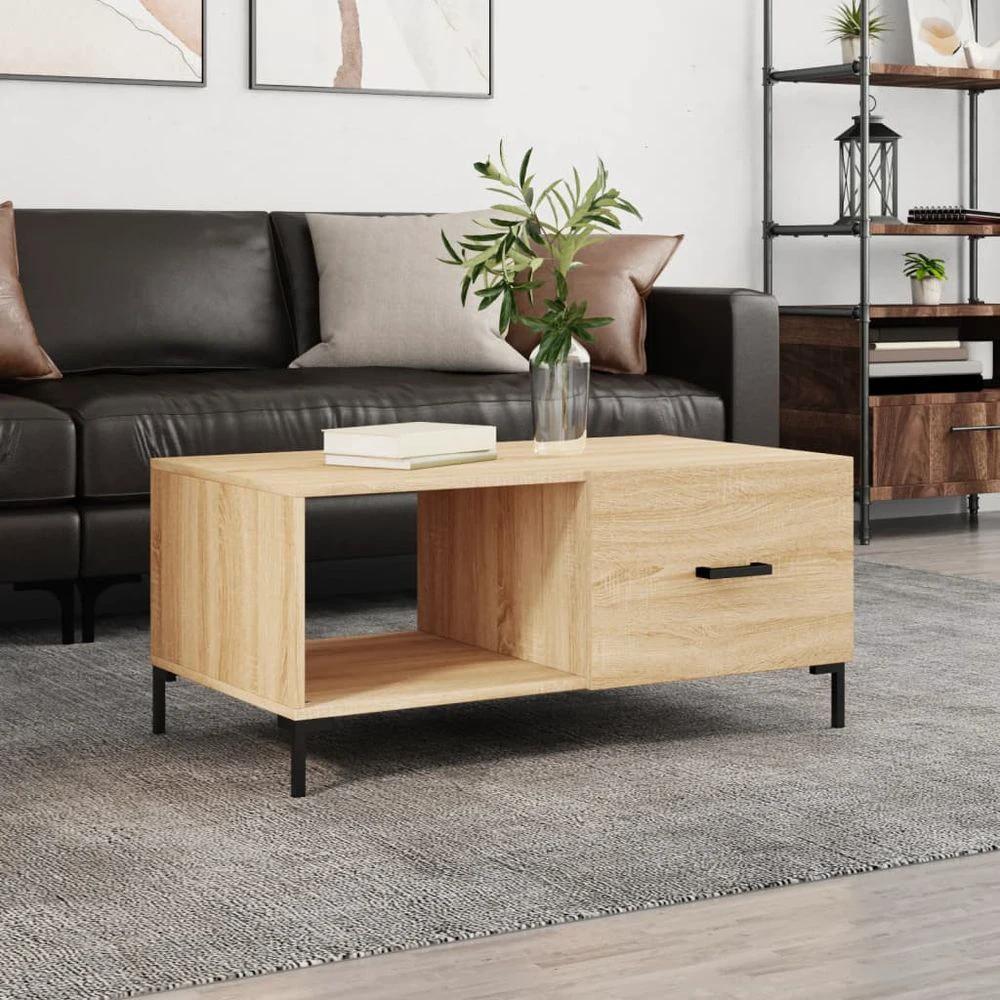 Coffee Table White 90x50x40 cm vidaXL Engineered Wood by vidaXL