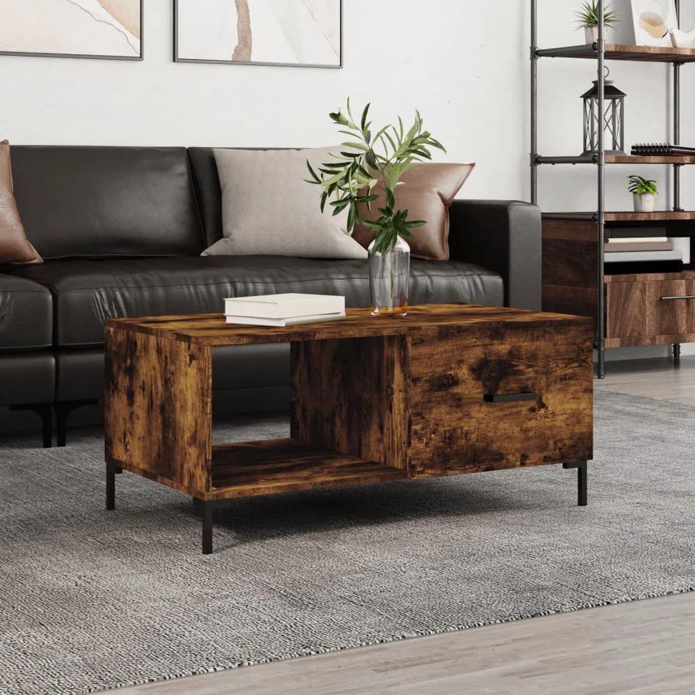 Coffee Table White 90x50x40 cm vidaXL Engineered Wood by vidaXL