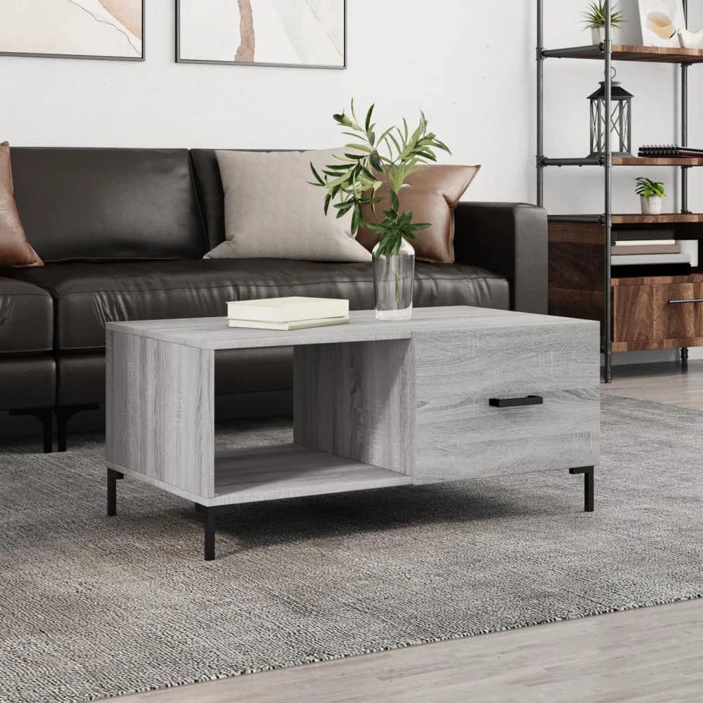 Coffee Table White 90x50x40 cm vidaXL Engineered Wood by vidaXL