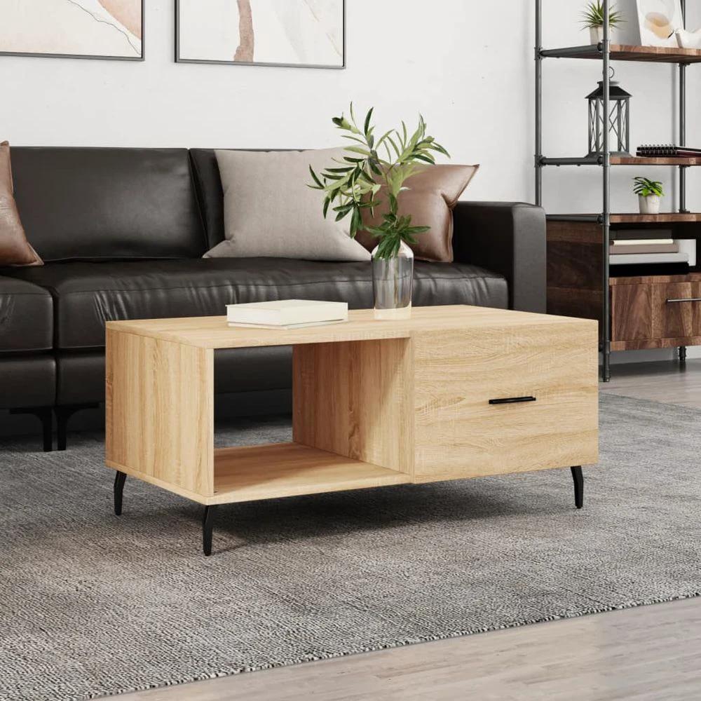 Coffee Table White 90x50x40 cm vidaXL Engineered Wood by vidaXL