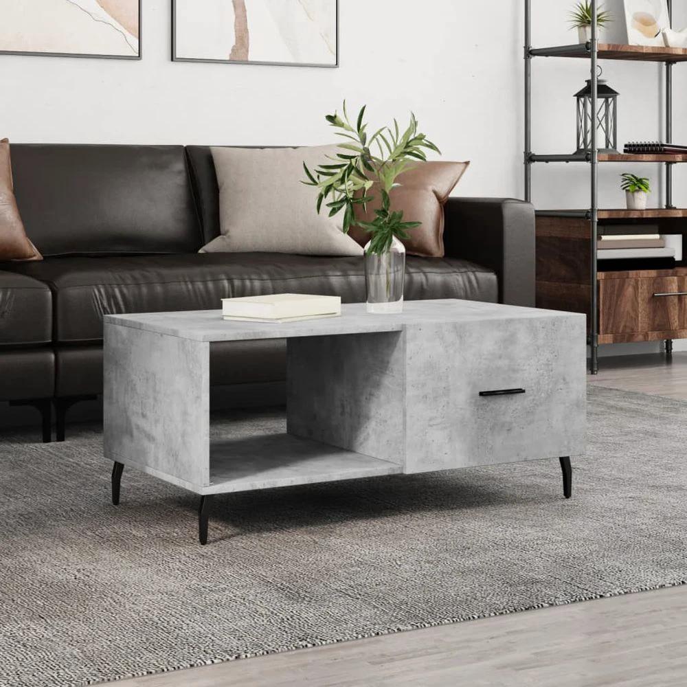 Coffee Table White 90x50x40 cm vidaXL Engineered Wood by vidaXL
