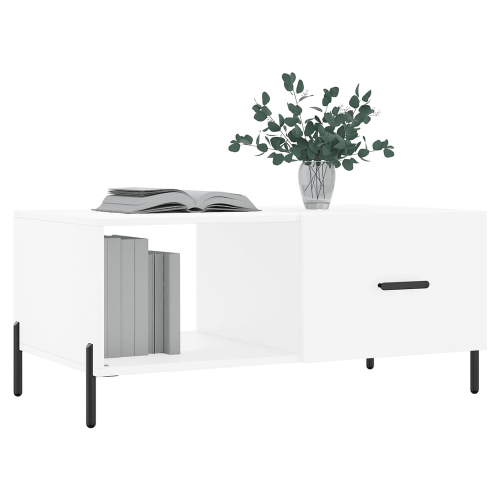 vidaXL Coffee Table White 90x50x40 cm vidaXL Engineered Wood - Coffee Tables Coffee Table