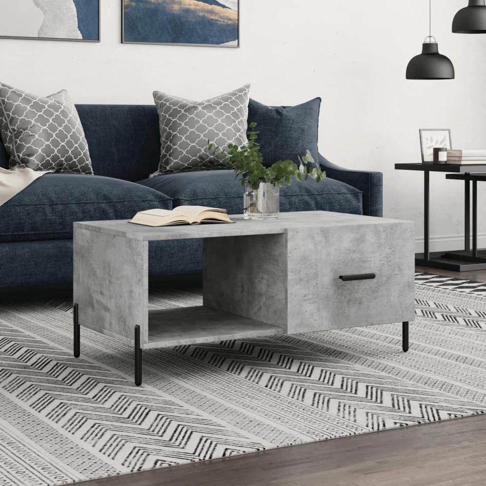 Coffee Table White 90x50x40 cm vidaXL Engineered Wood by vidaXL