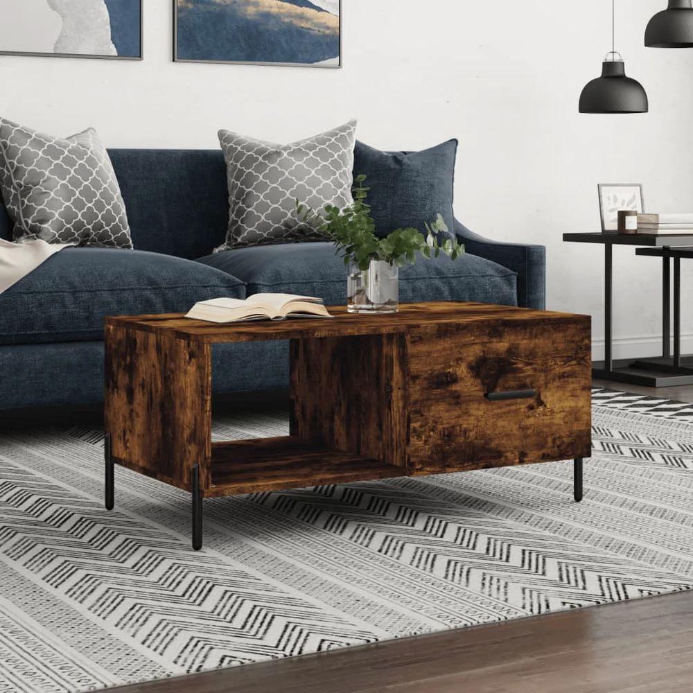Coffee Table White 90x50x40 cm vidaXL Engineered Wood by vidaXL