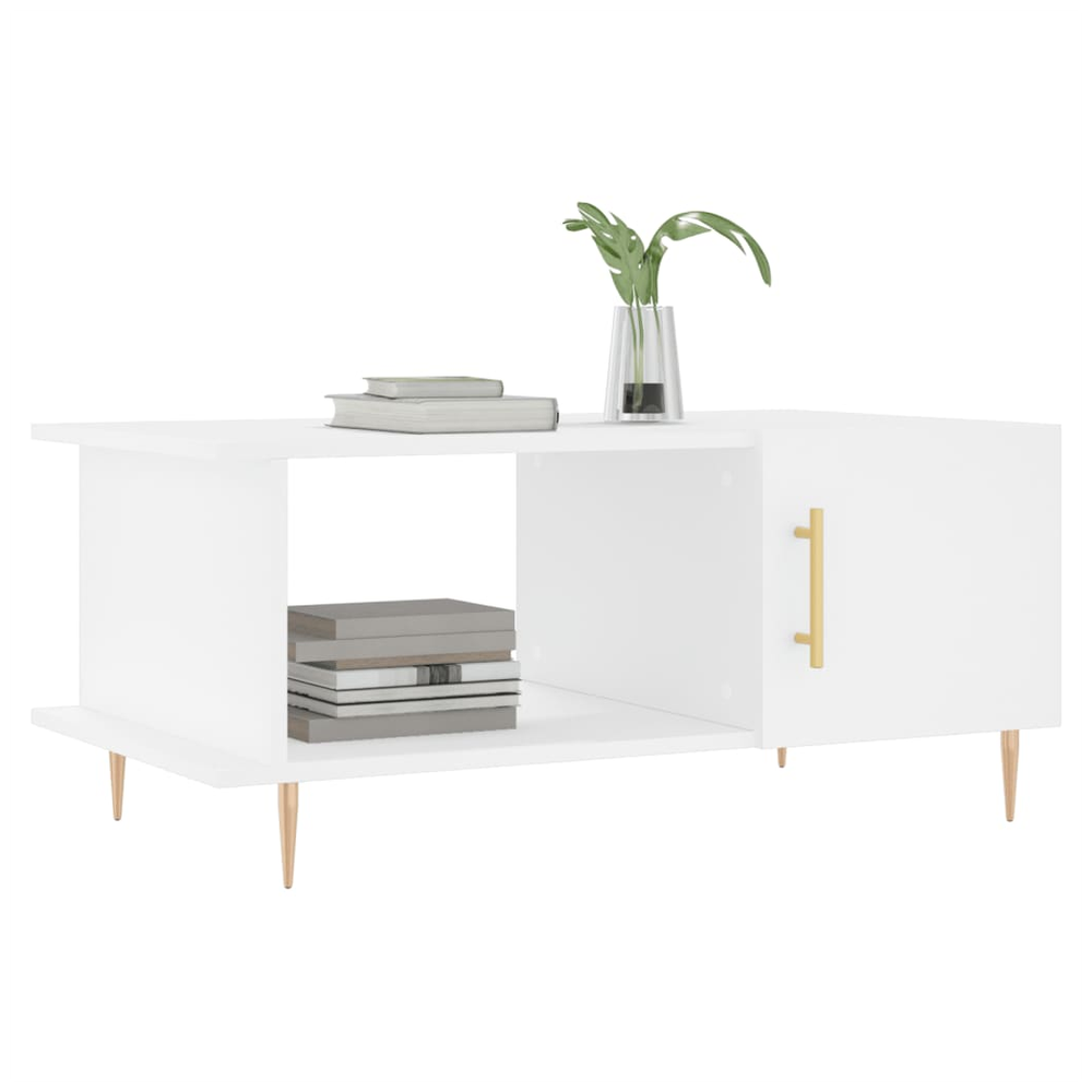 vidaXL Coffee Table White 90x50x40 cm vidaXL Engineered Wood - Coffee Tables Coffee Table