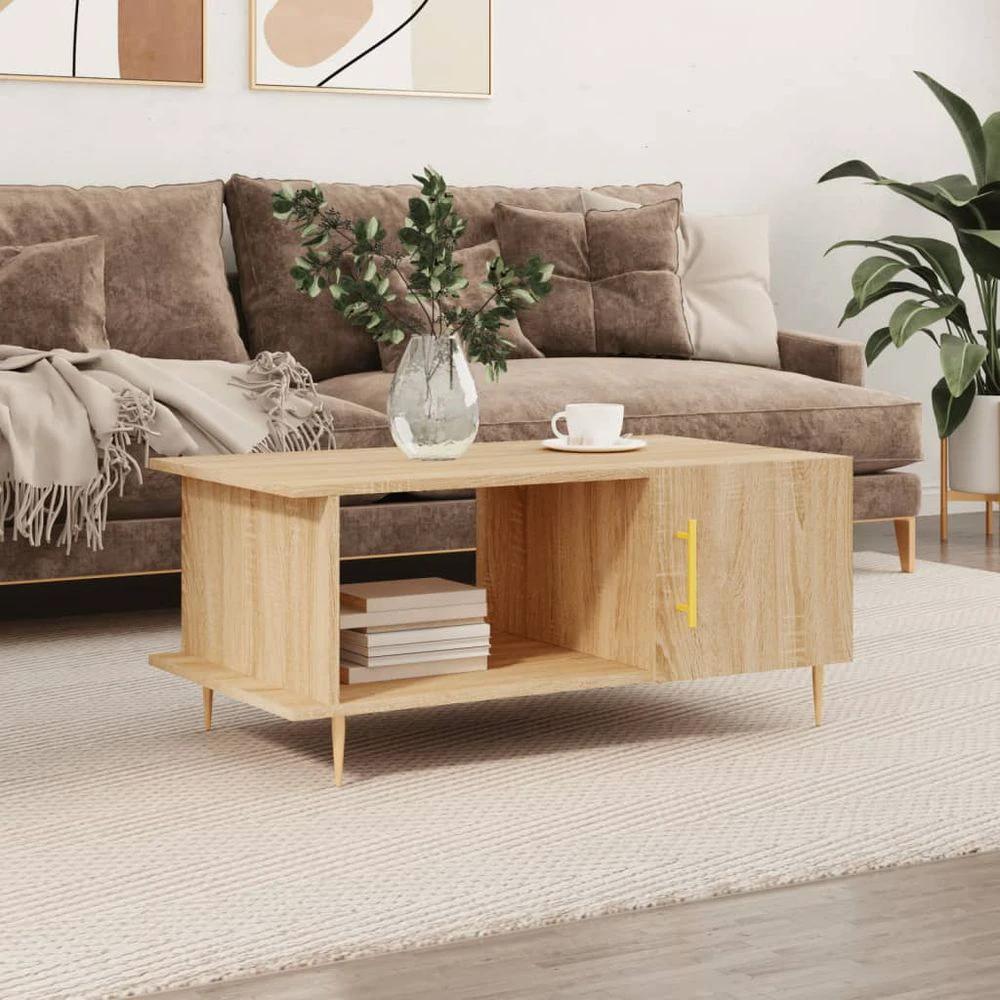 vidaXL Coffee Table White 90x50x40 cm vidaXL Engineered Wood - Coffee Tables Coffee Table