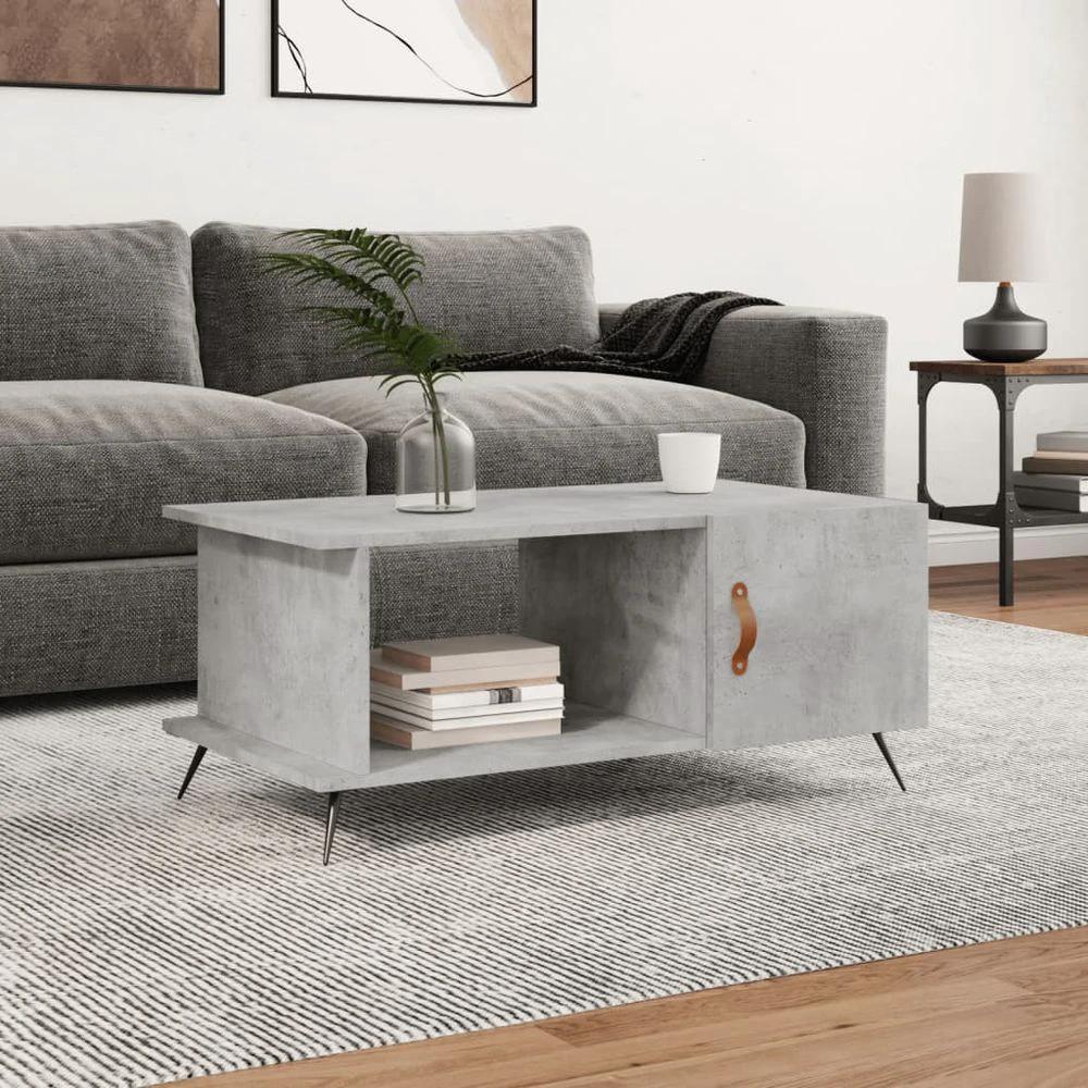 Coffee Table White 90x50x40 cm vidaXL Engineered Wood by vidaXL
