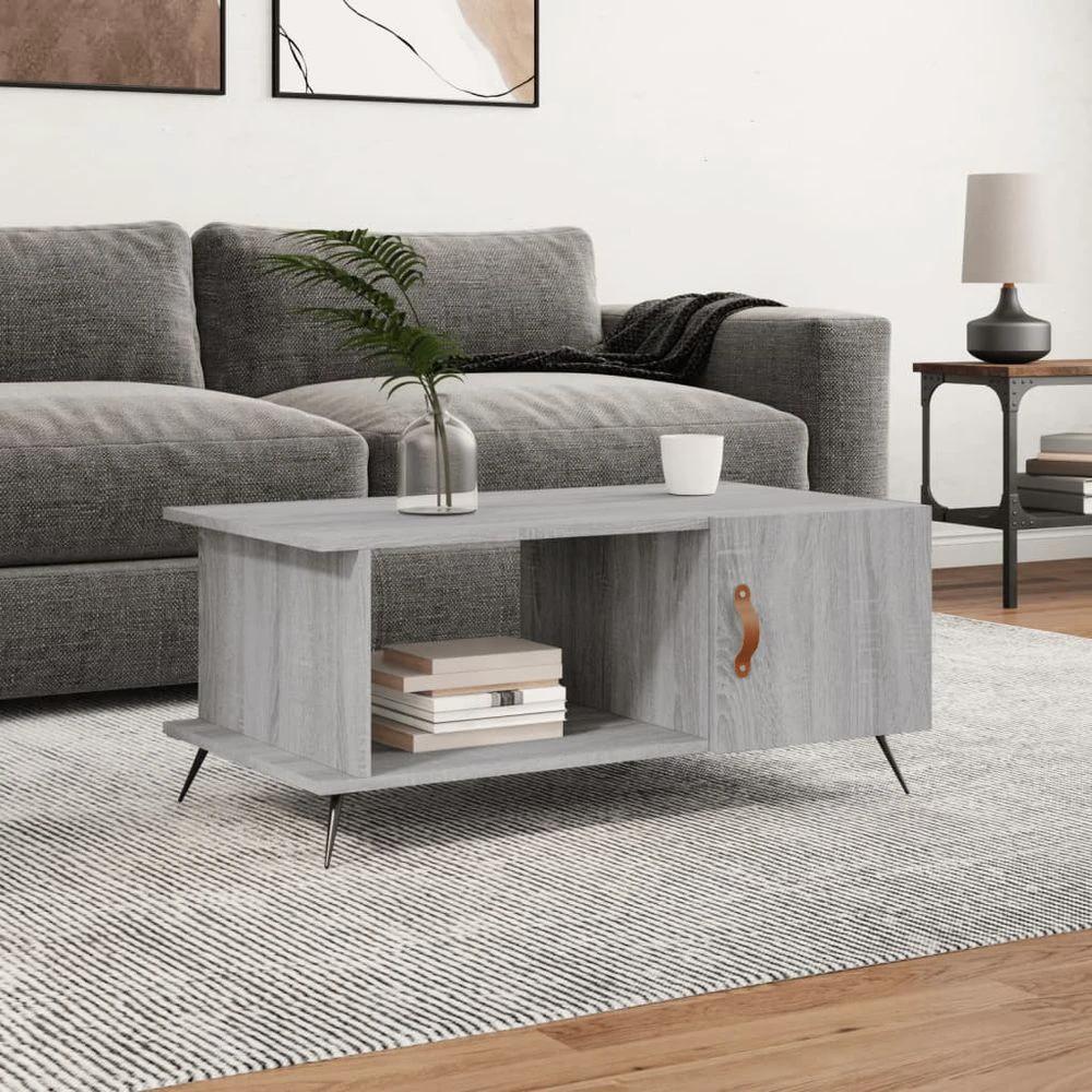 Coffee Table White 90x50x40 cm vidaXL Engineered Wood by vidaXL