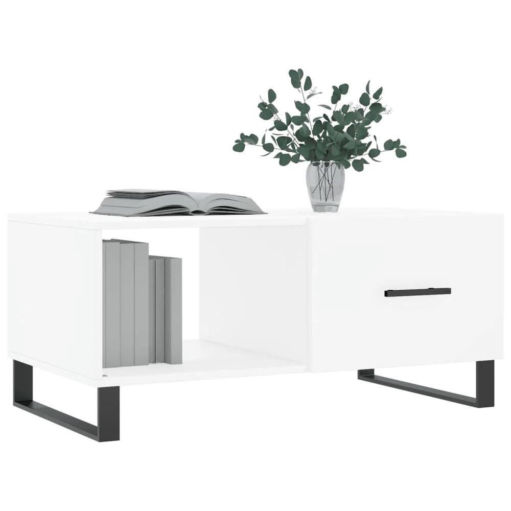 Coffee Table White 90x50x40 cm vidaXL Engineered Wood by vidaXL