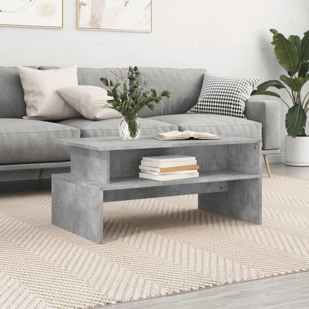 Coffee Table White 90x55x42.5 cm vidaXL Engineered Wood by vidaXL