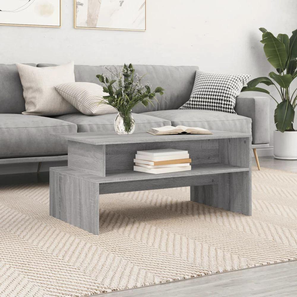 Coffee Table White 90x55x42.5 cm vidaXL Engineered Wood by vidaXL