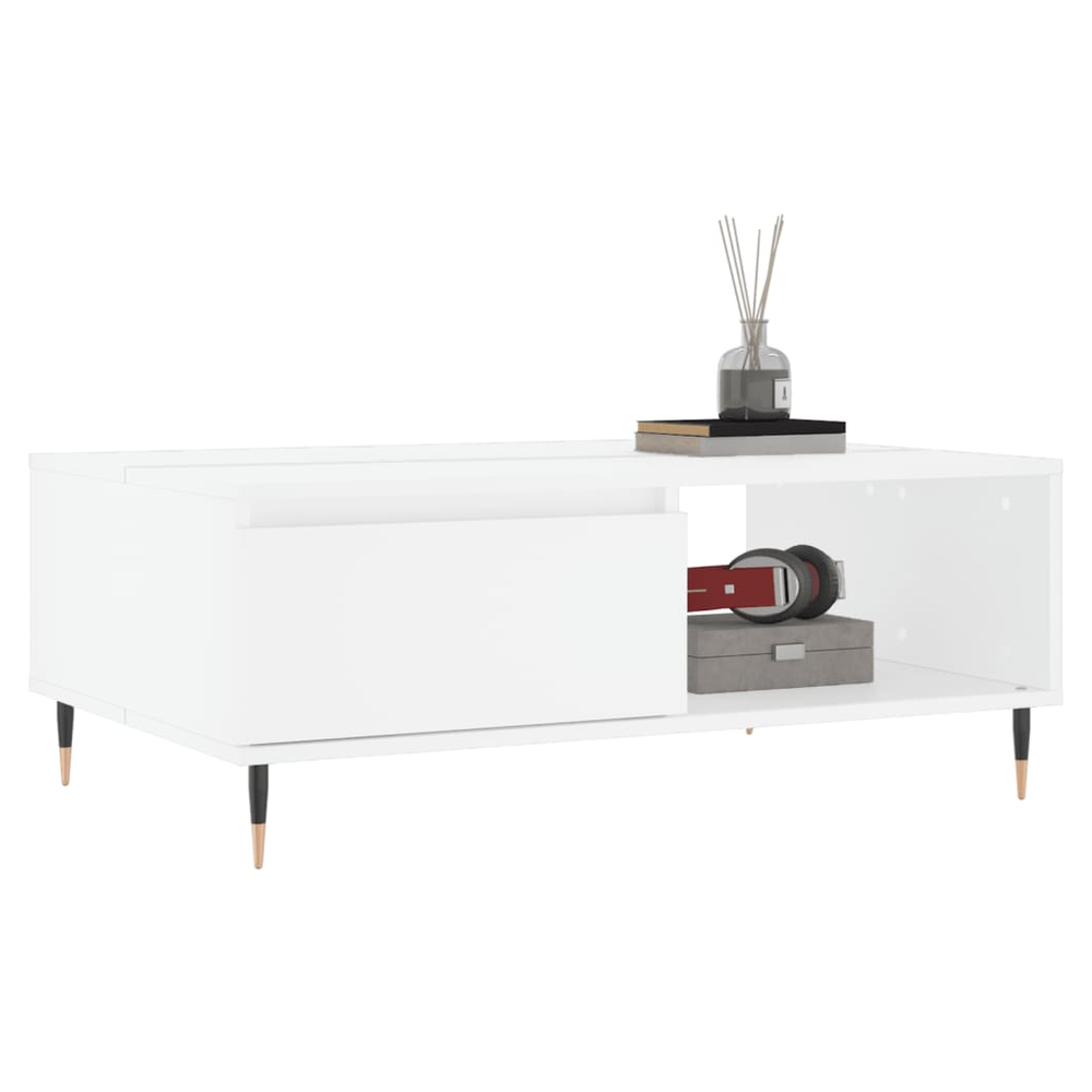 vidaXL Coffee Table White 90x60x35 cm vidaXL Engineered Wood - Coffee Tables Coffee Table