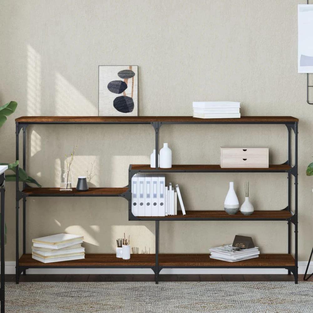 vidaXL Console Table Black 103x32x95 cm vidaXL Engineered Wood - Uncategorized Console Table