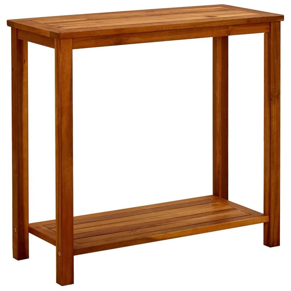 Garden Console Table vidaXL 80x35x75 cm Solid Acacia Wood by vidaXL
