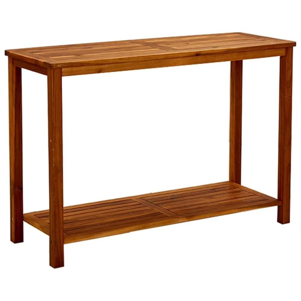 Garden Console Table vidaXL 80x35x75 cm Solid Acacia Wood by vidaXL