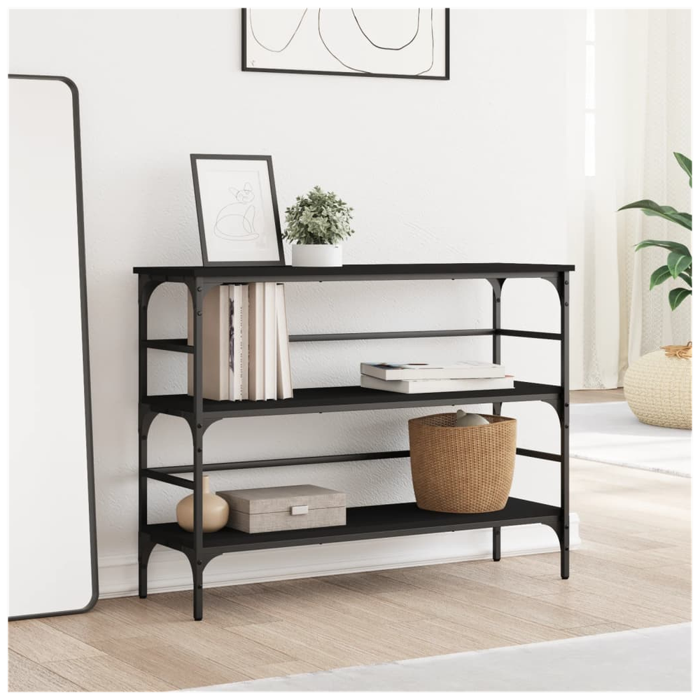 vidaXL Console Table Black 100x32x75 cm vidaXL Engineered Wood - Uncategorized Console Table