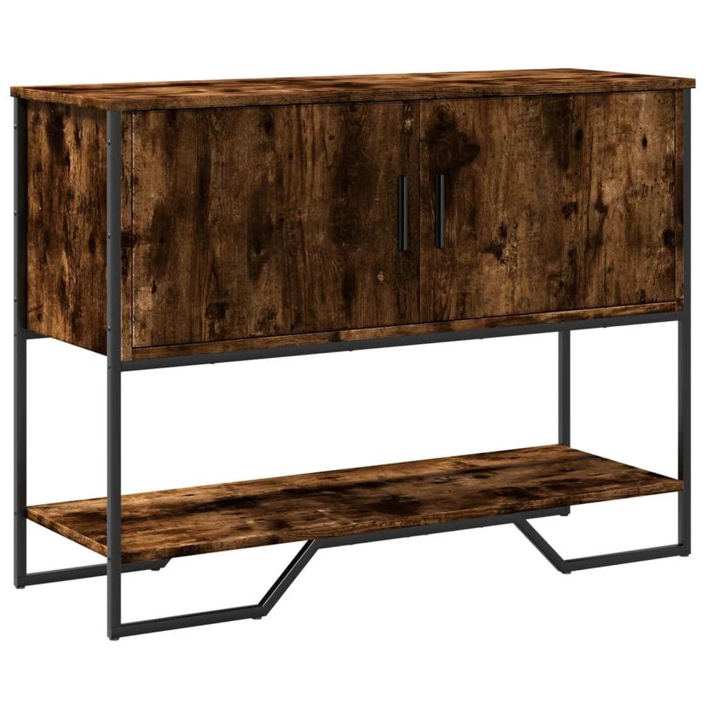 vidaXL Console Table Black 100x35x74.5 cm vidaXL Engineered Wood - Uncategorized Console Table