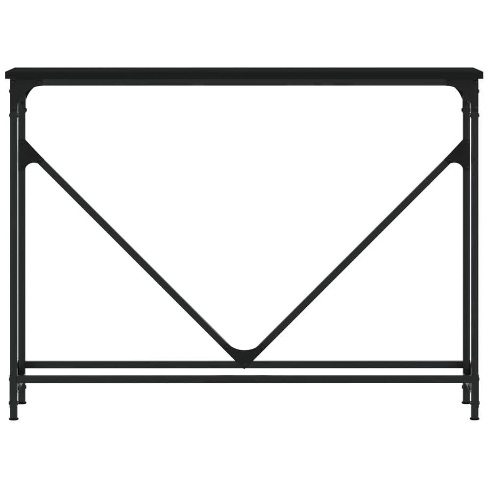 vidaXL Console Table Black 102x22.5x75 cm vidaXL Engineered Wood - Uncategorized Console Table