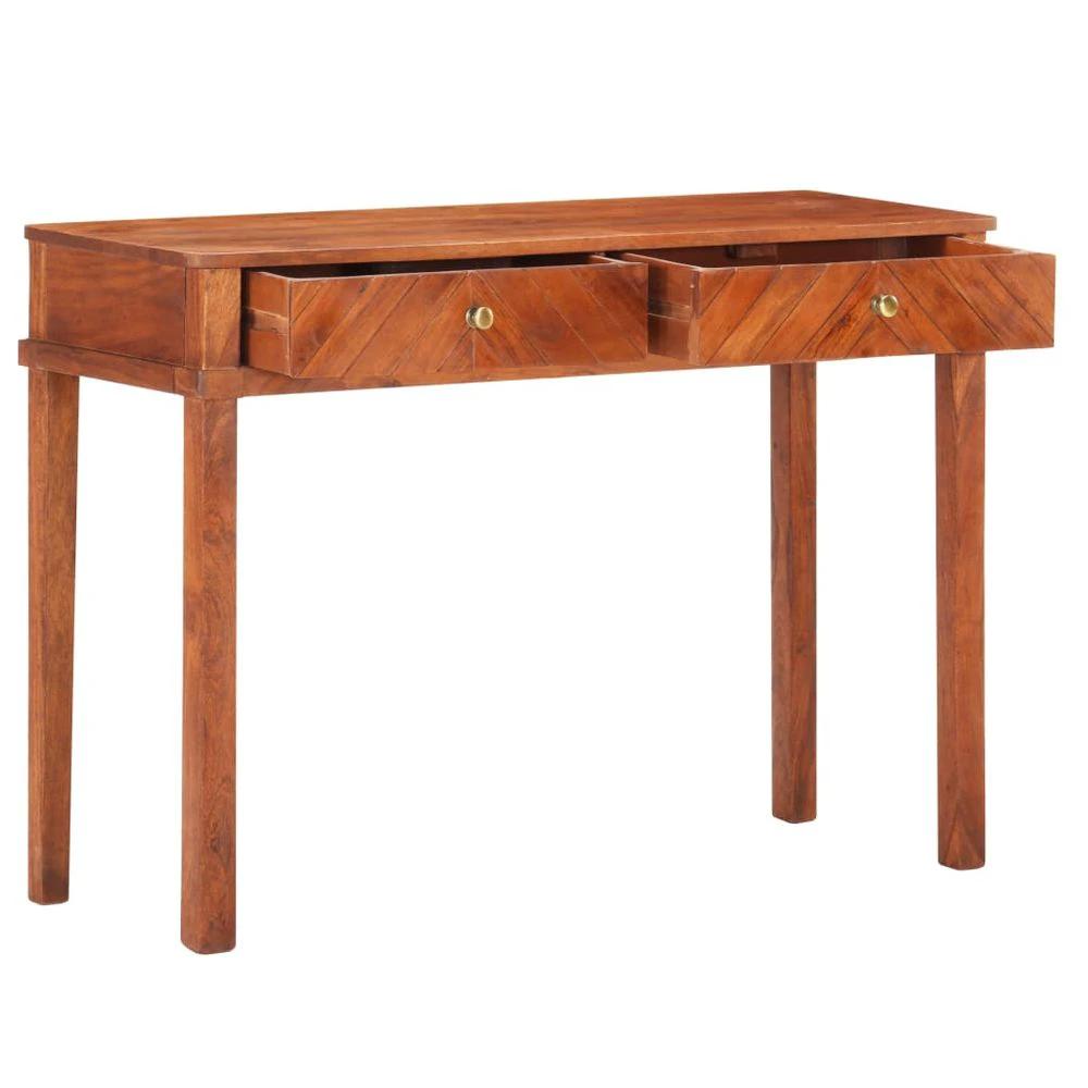 Console Cabinet 110x40x76 cm vidaXL Solid Acacia Wood by vidaXL