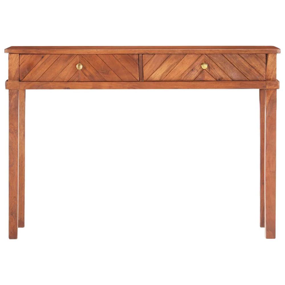 Console Cabinet 110x40x76 cm vidaXL Solid Acacia Wood by vidaXL