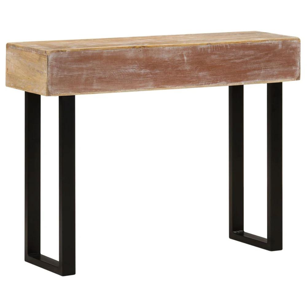 vidaXL Console Table 100x30x75 cm vidaXL Solid Mango Wood - Uncategorized Console Table