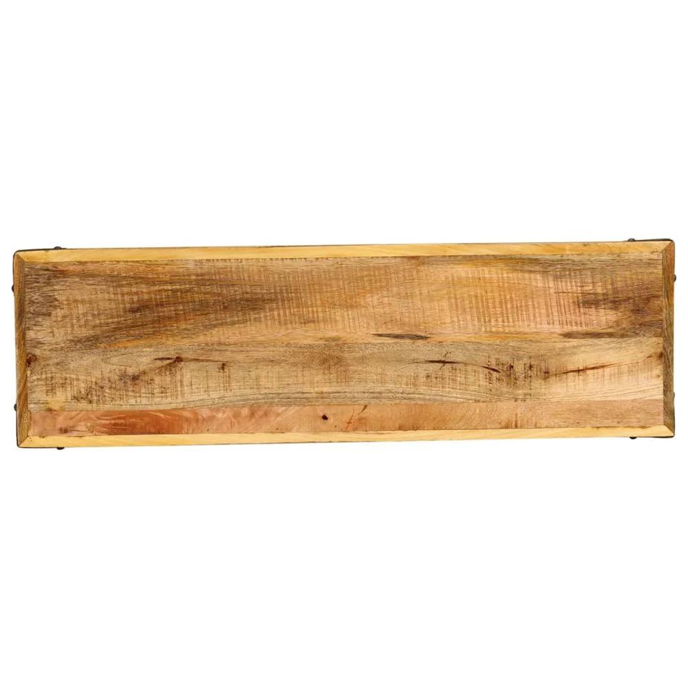 Console Table 100x30x75 cm vidaXL Solid Wood Mango by vidaXL