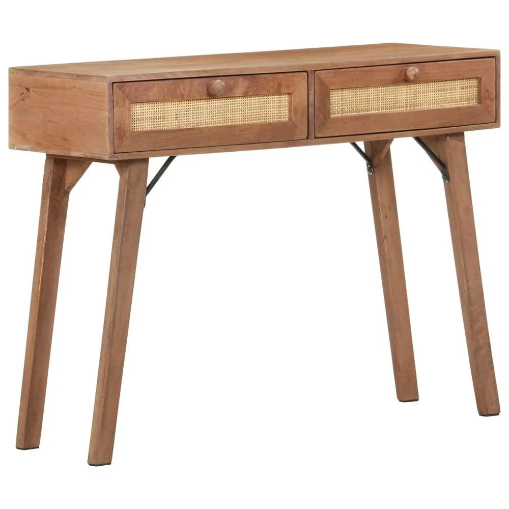 Console Table 100x35x76 cm vidaXL Solid Mango Wood by vidaXL