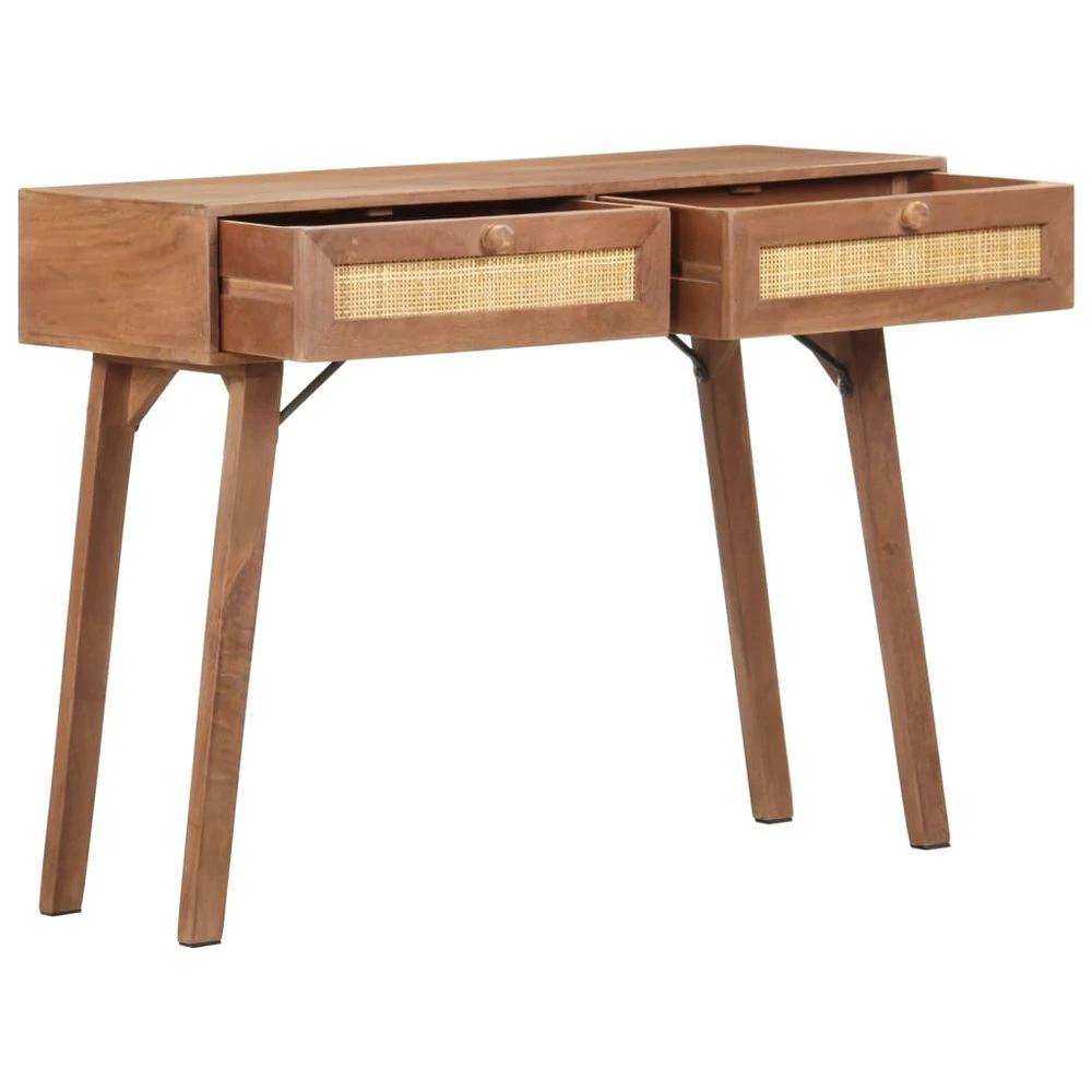Console Table 100x35x76 cm vidaXL Solid Mango Wood by vidaXL