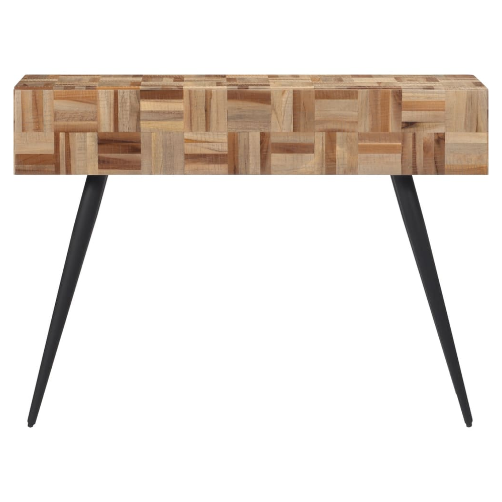 vidaXL Console Table 110x34x80 cm vidaXL Solid Reclaimed Teak - Uncategorized Console Table
