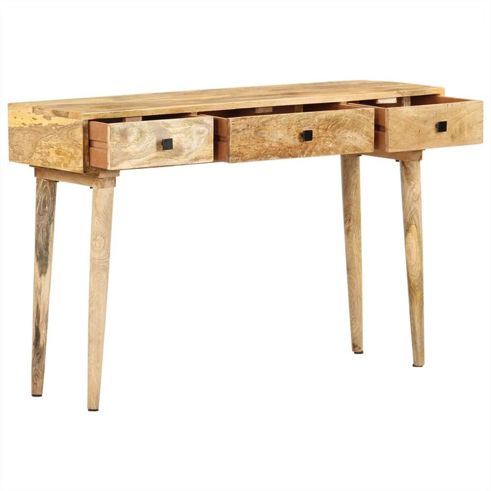 Console Table 115x35x76 cm vidaXL Solid Mango Wood by vidaXL