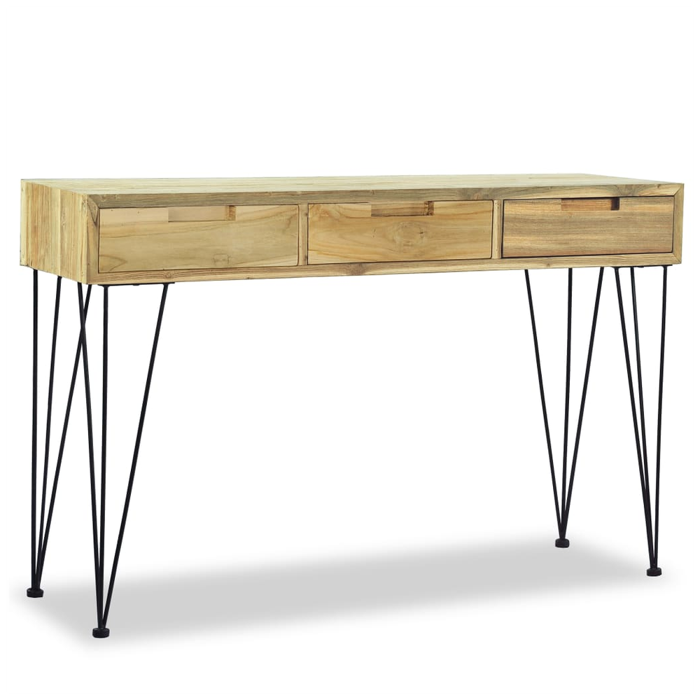 vidaXL Console Table 120x35x76 cm vidaXL Solid Teak - Uncategorized Console Table