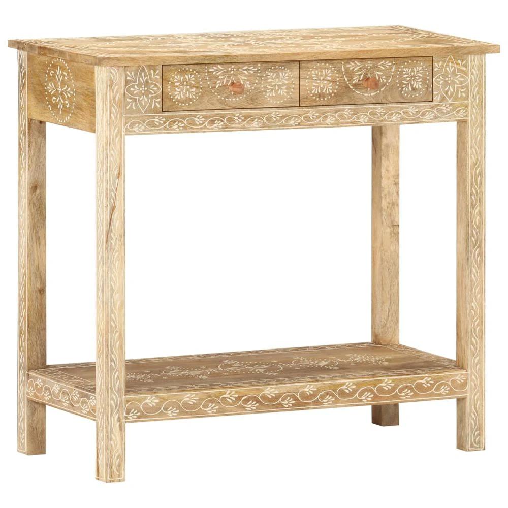 vidaXL Console Table 80x35x74 cm vidaXL Solid Mango Wood - Uncategorized Console Table