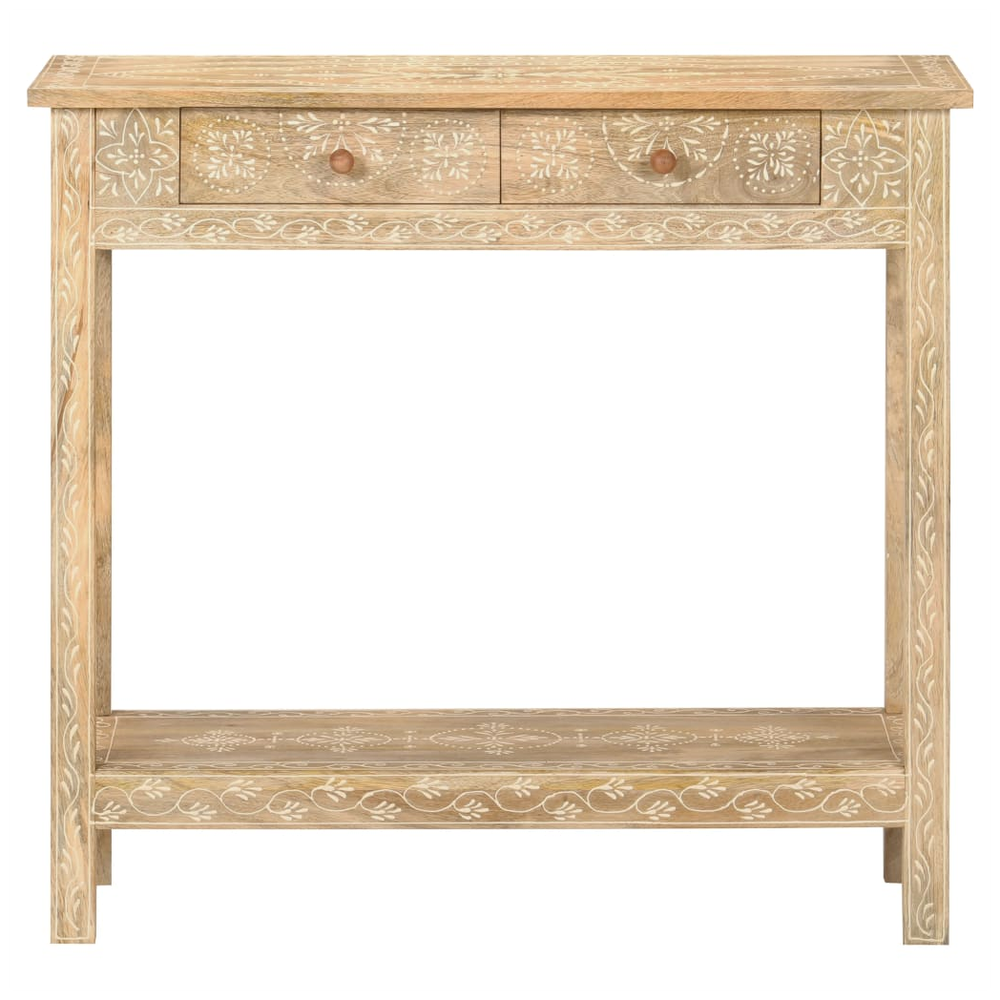 vidaXL Console Table 80x35x74 cm vidaXL Solid Mango Wood - Uncategorized Console Table